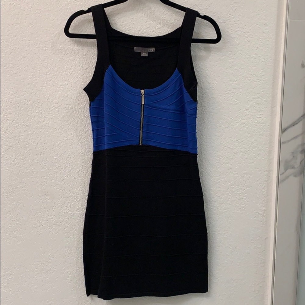 Blacks Blue Bandage Dress
